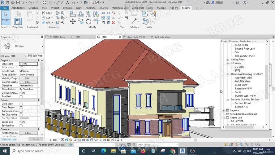 Revit入门教程：学习使用Revit提升建筑设计技能 - BIM,Reivt中文网