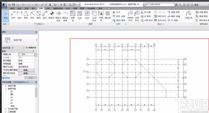 如何绘制轴网的Revit教程 - BIM,Reivt中文网