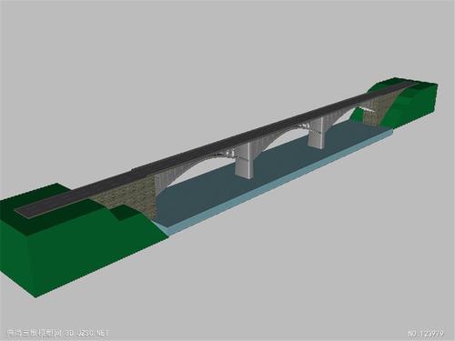 三视图展示变参数桥梁结构模型 - BIM,Reivt中文网