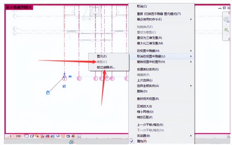 在revit轴网中间缺少了线段 - BIM,Reivt中文网