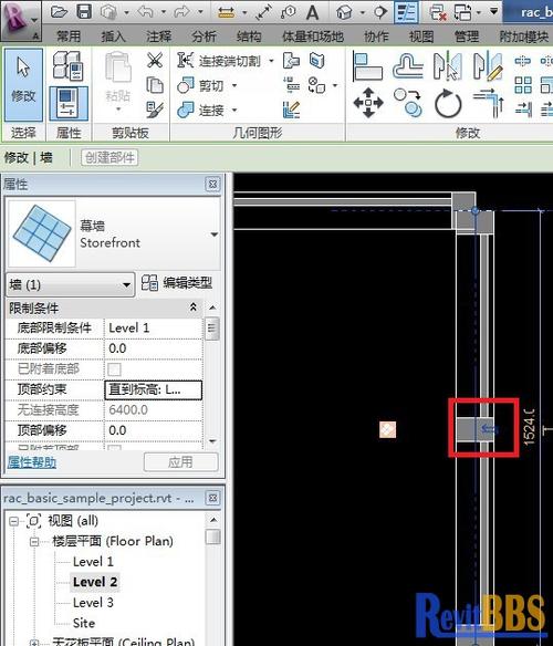 Revit幕墙嵌板的位置在哪里？ - BIM,Reivt中文网