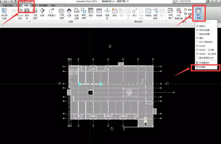 在Revit中如何向楼层平面添加F1 - BIM,Reivt中文网