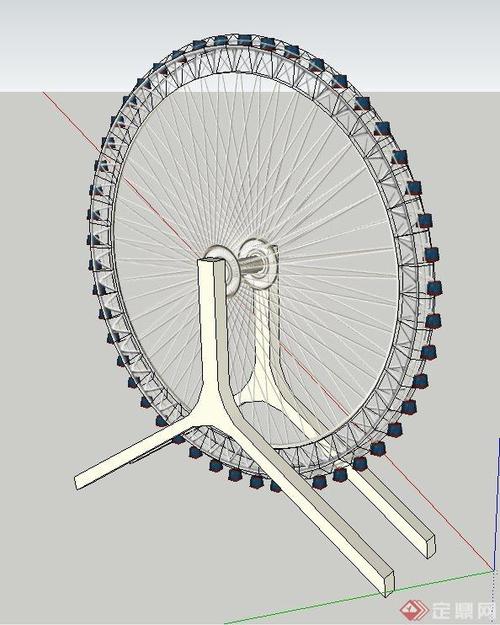 摩天轮设计中的创意理念 - BIM,Reivt中文网