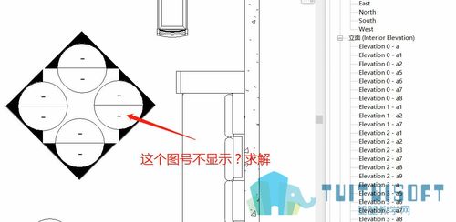 无法在Revit中显示立面图形 - BIM,Reivt中文网