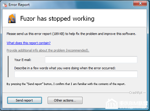 无法启动Fuzor软件 - BIM,Reivt中文网