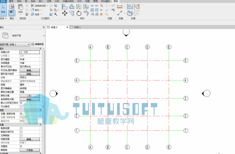 如何将Revit轴网复制到其他标高 - BIM,Reivt中文网