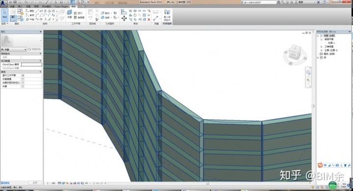 如何在Revit中实现幕墙的弯曲设计 - BIM,Reivt中文网