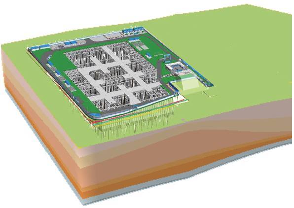 基坑开挖模型的flac3d仿真 - BIM,Reivt中文网