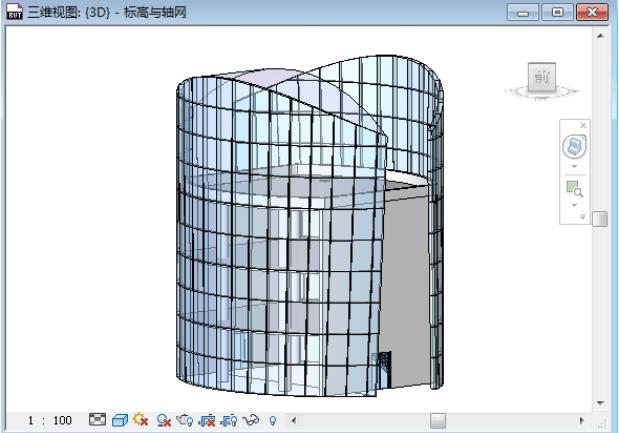 创建revit曲面幕墙的步骤 - BIM,Reivt中文网