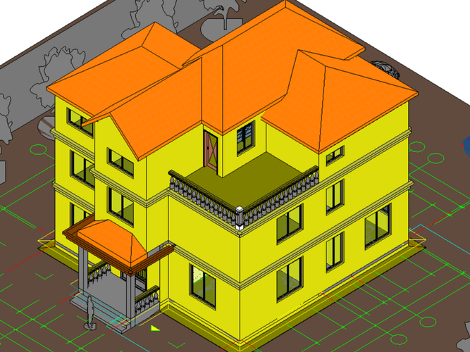 下载免费的revit房屋模型 - BIM,Reivt中文网