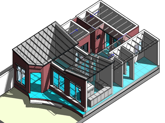 下载免费的revit房屋模型 - BIM,Reivt中文网