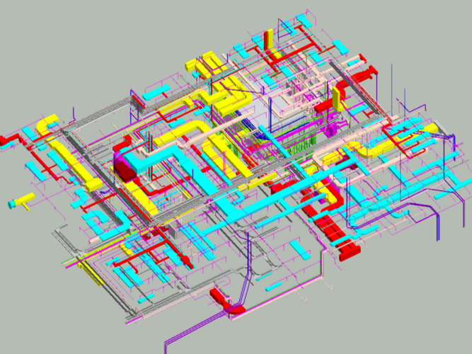 BIM管道图解 - BIM,Reivt中文网