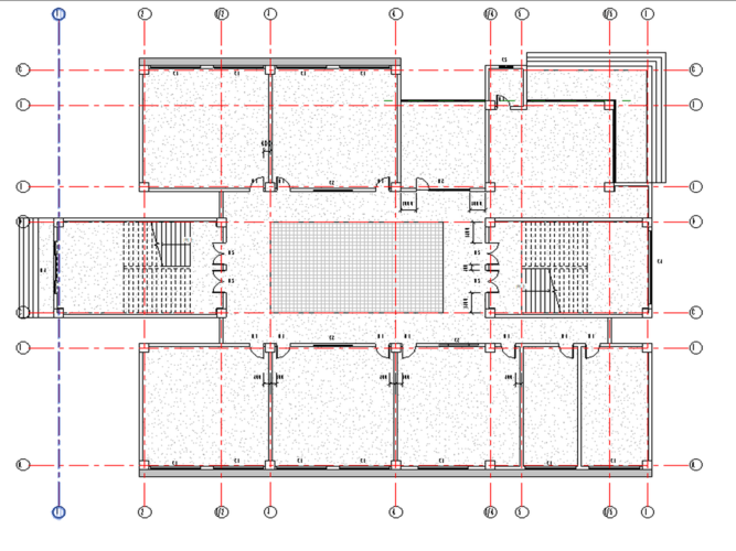 Revit建筑楼层平面基准线 - BIM,Reivt中文网