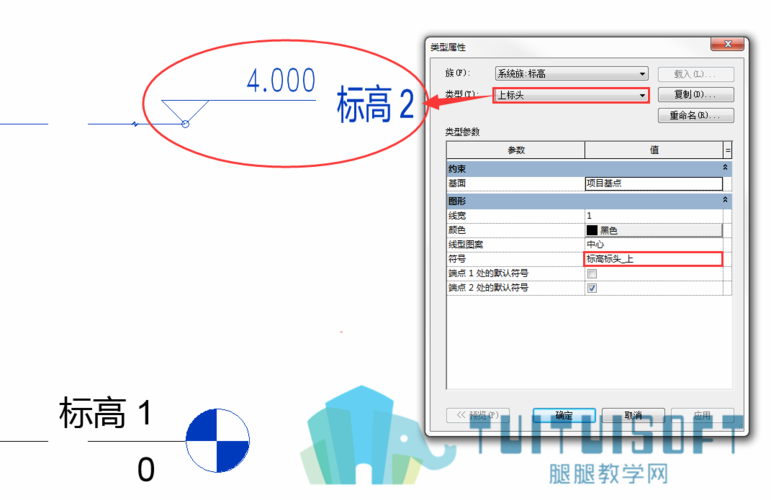 Revit缺乏三角形高度标识 - BIM,Reivt中文网