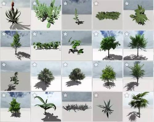 Lumion的树木素材获取途径 - BIM,Reivt中文网
