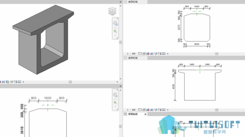 如何在BIM内使用轮廓族进行建模 - BIM,Reivt中文网