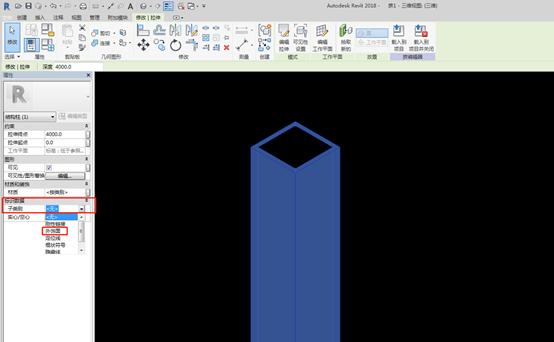 如何在Revit中给柱子添加黑色涂料 - BIM,Reivt中文网