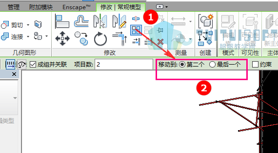 如何在Revit中使用路径阵列功能 - BIM,Reivt中文网