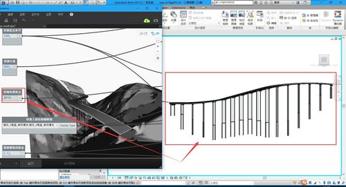 Revit桥梁绘制曲线 - BIM,Reivt中文网