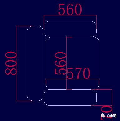 如何在CAD软件中绘制圆角沙发？ - BIM,Reivt中文网