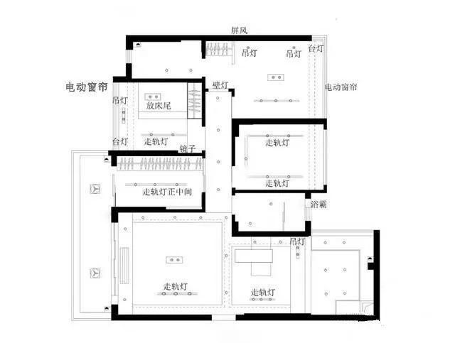 CAD立面轨道灯图片库优化 - BIM,Reivt中文网