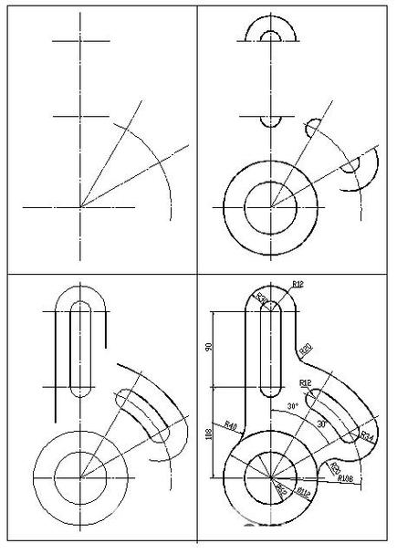 cad绘图步骤：如何安装轮架 - BIM,Reivt中文网