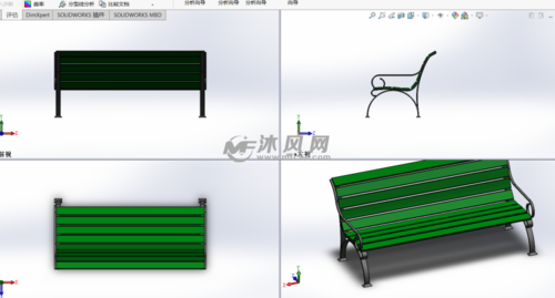 详解3DSMAX公园长椅建模教程 - BIM,Reivt中文网