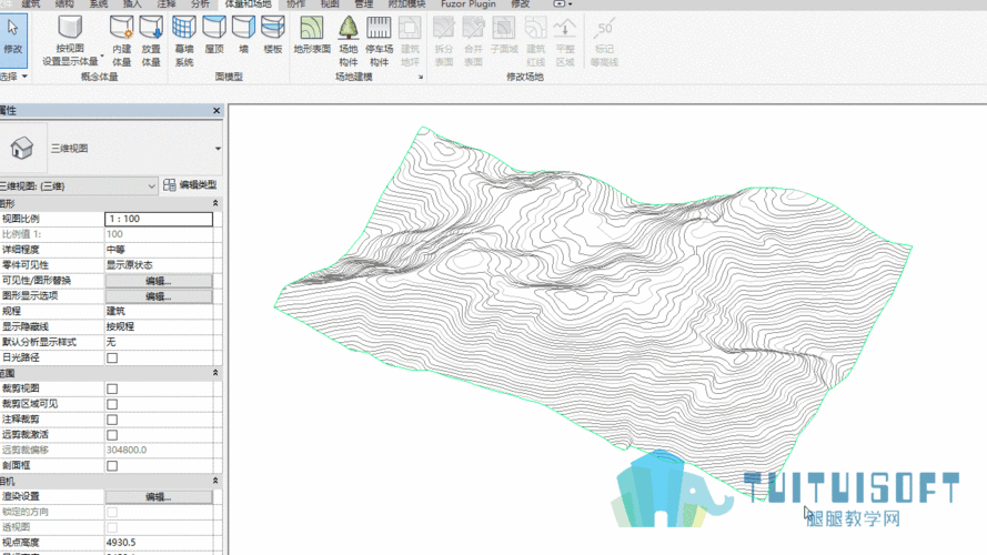Revit软件如何绘制地形？ - BIM,Reivt中文网