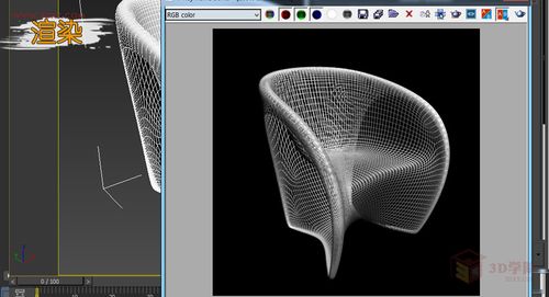 3DMax技巧分享：高效利用渲染线框功能 - BIM,Reivt中文网