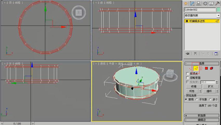 使用3dmax石墨建模工具制作欧式圆桌的方法 - BIM,Reivt中文网