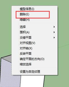 草图大师的面删除问题解决方法 - BIM,Reivt中文网