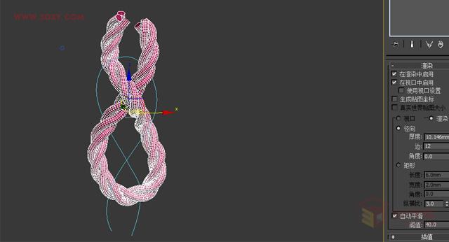 3DMax放样制作麻绳 - BIM,Reivt中文网