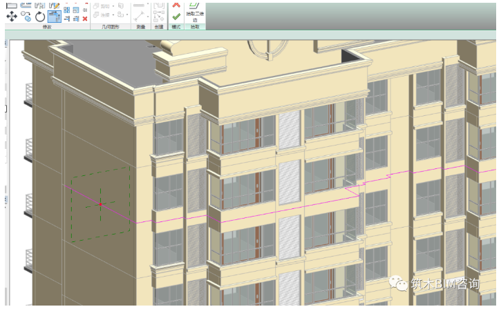 无法在Revit建筑中正确显示墙体的三维视图 - BIM,Reivt中文网