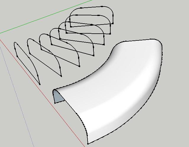 如何使用SketchUp给曲面模型贴图 - BIM,Reivt中文网