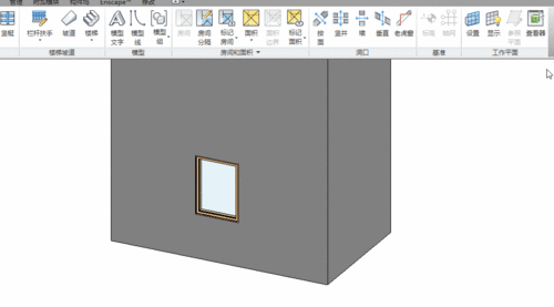 窗户嵌入墙体的Revit设计 - BIM,Reivt中文网