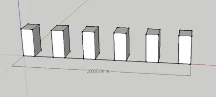 如何利用SketchUp草图大师将直线等分 - BIM,Reivt中文网