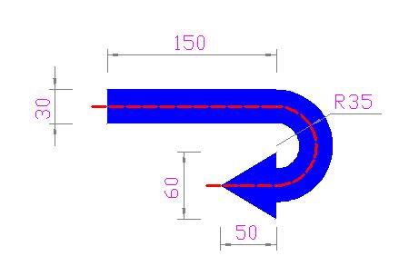 如何使用CAD绘制半圆弧箭头 - BIM,Reivt中文网