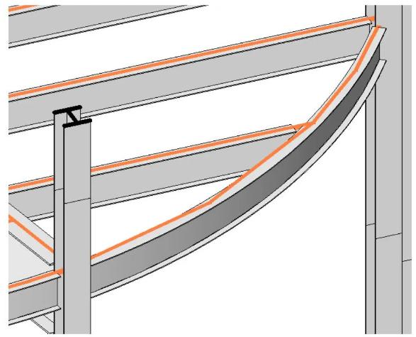 Revit软件中的斜板梁设计 - BIM,Reivt中文网