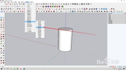 教你如何使用草图大师扩展程序将线条转换为圆柱形 - BIM,Reivt中文网