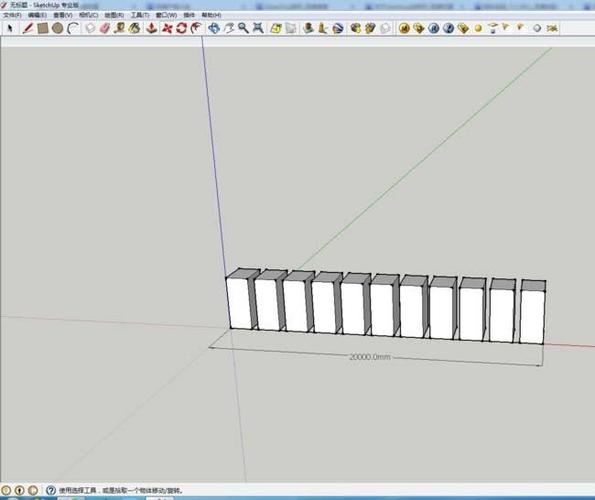 如何在SketchUp中实现物体之间距离的等分？ - BIM,Reivt中文网