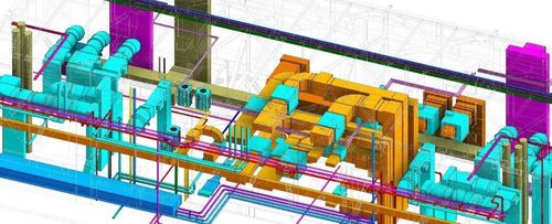 BIM管线布置原则在机房工程中的应用 - BIM,Reivt中文网