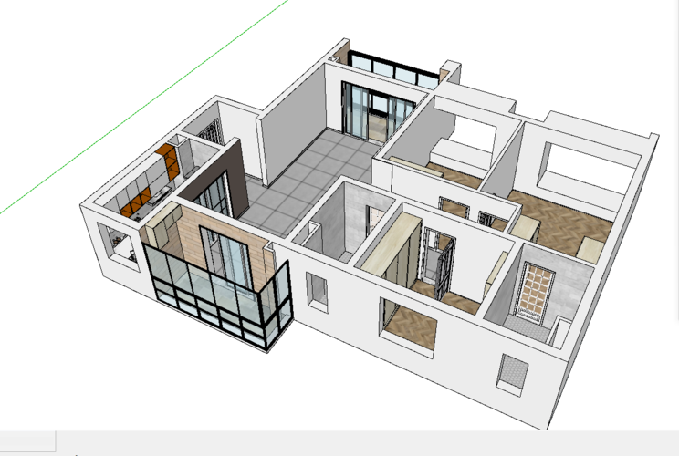 使用SketchUp只需几秒钟即可制作完美的90°轴测图 - BIM,Reivt中文网