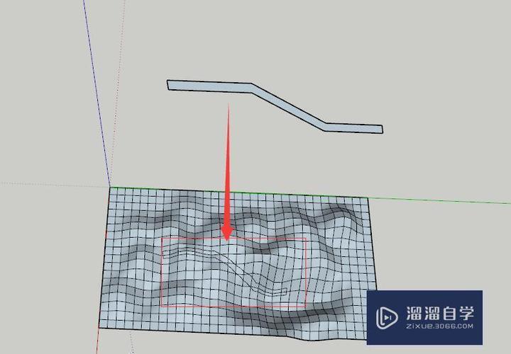 如何使用SU草图大师在复杂地形上进行道路铺设 - BIM,Reivt中文网