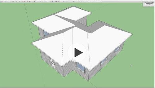 如何利用SU插件快速建立坡顶 - BIM,Reivt中文网