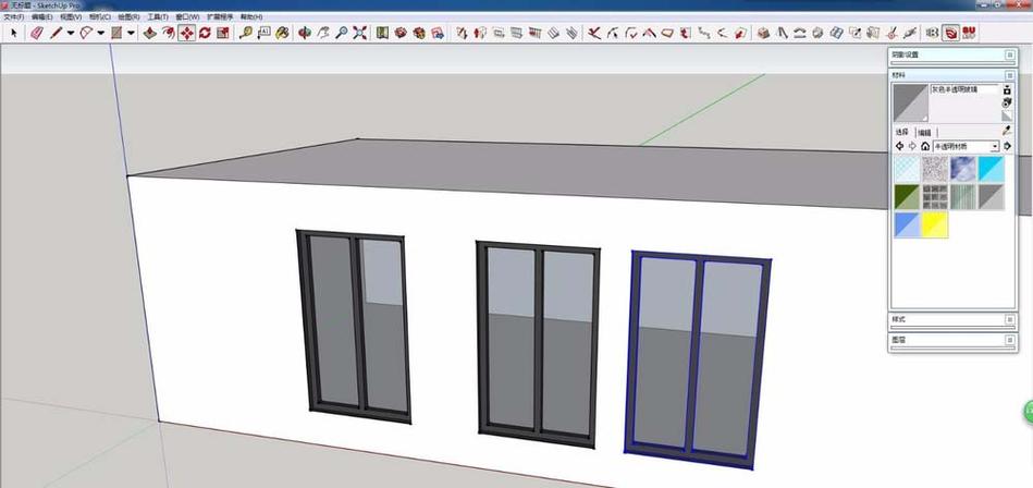 SketchUp草图大师教程：如何制作窗户 - BIM,Reivt中文网