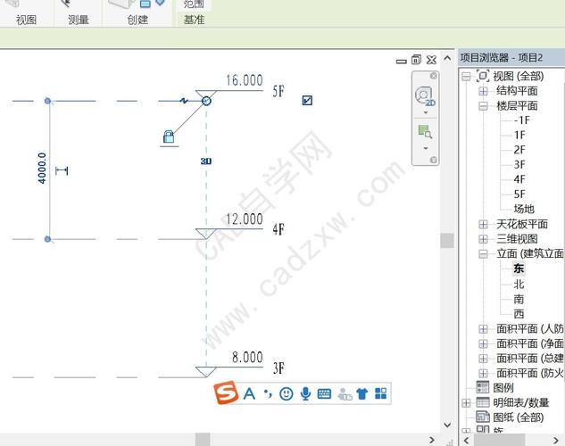 Revit软件中无法显示标高的三维视图 - BIM,Reivt中文网