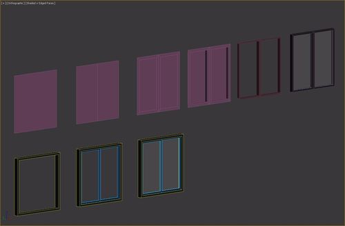 快速学习3Dmax建模固定窗的技巧，以及制作窗户的3Dmax方法 - BIM,Reivt中文网