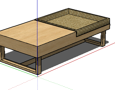 使用SketchUp绘制茶几模型的技巧 - BIM,Reivt中文网