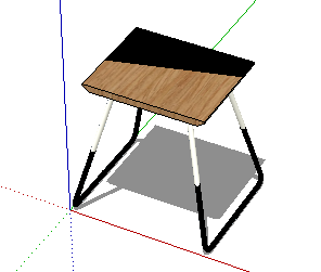 使用SketchUp绘制茶几模型的技巧 - BIM,Reivt中文网