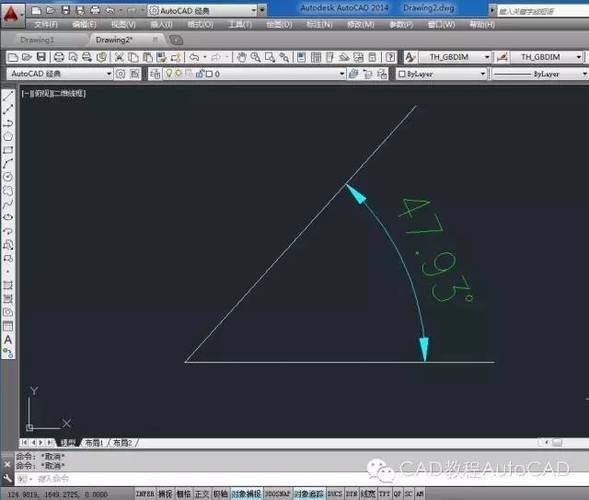 如何在CAD2022中进行角度标注 - BIM,Reivt中文网